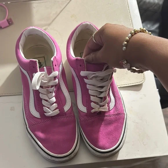 Pink Vans Shoes Outfits With Purple Vans Vans X One Piece Skate